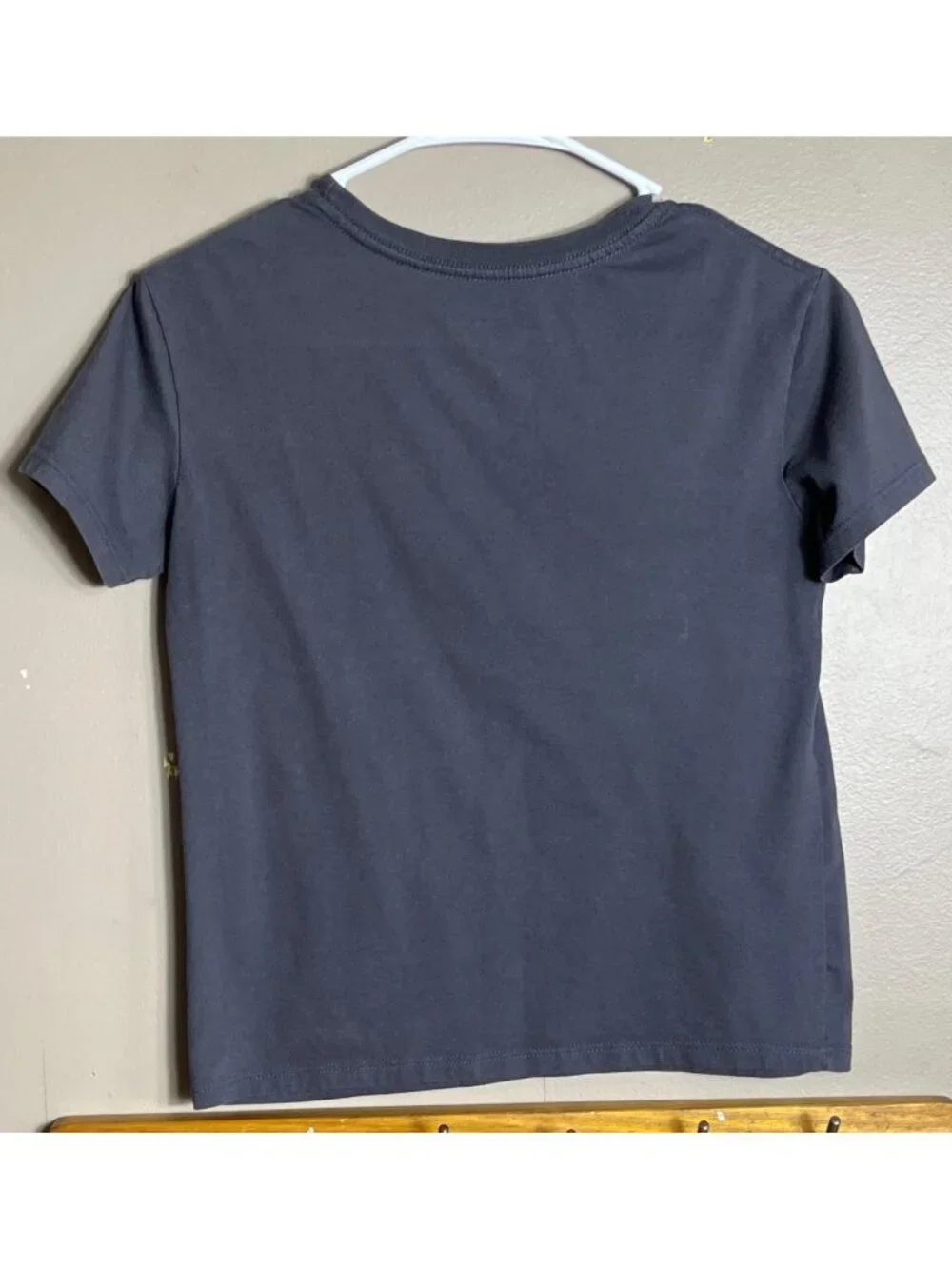 Fender Electric Tshirt Desert Charcoal Gray Unisex Crop Logo Graphic Grunge XS - Picture 6 of 6
